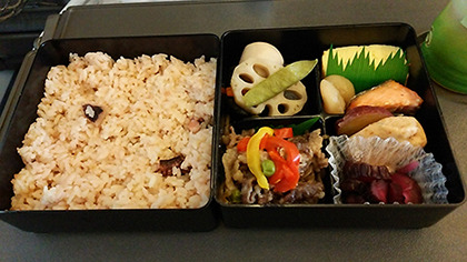 あかね グルメ（たこ飯二段重弁当）