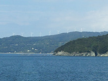 夢の階段-佐田岬半島の風力発電